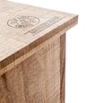 Bar Cabinet - 3 Drawer - Natural Wood