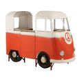 Bus Bar Cabinet - 1 Drawer - Orange and White - Metal