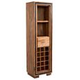 Jodhpur Solid Sheesham Wood 1 Drawer Tall Wine Rack thumbnail 2
