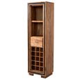 Jodhpur Solid Sheesham Wood 1 Drawer Tall Wine Rack thumbnail 3