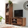 Jodhpur Solid Sheesham Wood 1 Drawer Tall Wine Rack thumbnail 5