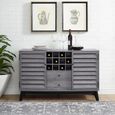 Vaughn Wine Cabinet - Grey Oak - 7904196COMUK