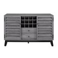 Vaughn Wine Cabinet - Grey Oak - 7904196COMUK