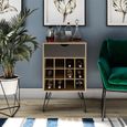 Novogratz Concord Wine Rack Cabinet - Natural - 8374348COMNUK
