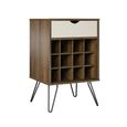 Novogratz Concord Wine Rack Cabinet - Brown Oak - 8374322COMNUK