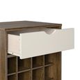 Novogratz Concord Wine Rack Cabinet - Brown Oak - 8374322COMNUK