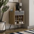 Novogratz Concord Wine Rack Cabinet - Natural - 8374348COMNUK