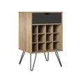 Novogratz Concord Wine Rack Cabinet - Natural - 8374348COMNUK
