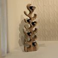 Suar Wine Rack - Natural Wood
