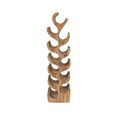 Suar Wine Rack - Natural Wood