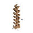 Suar Wine Rack - Natural Wood