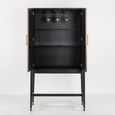 Bloomville Shagreen 2 Door Bar Cabinet