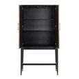 Bloomville Shagreen 2 Door Bar Cabinet