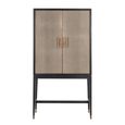 Bloomville Shagreen 2 Door Bar Cabinet