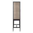 Bloomville Shagreen 2 Door Bar Cabinet