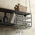 Loft Black Large Wine Rack thumbnail 3