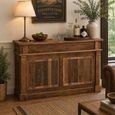 Bar Cabinet - 2 Drawer - Natural - Recycled Sleeper Wood