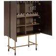 Delta Wine Cabinet - 2 Door - Walnut Wood