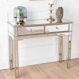 Mirrored Console Tables