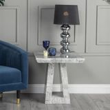Grey Marble Side Tables