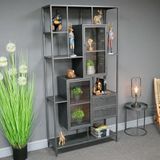 Grey Display Cabinets