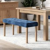Blue Dining Benches
