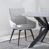 Beige Upholstered Dining Chairs
