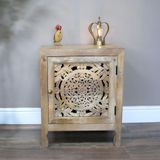 Mango Wood Bedside Cabinets