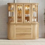 Oak Display Cabinets