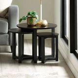 Black Nest of Tables