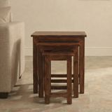 Dark Wood Nest of Tables