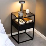 Glass Bedside Cabinets