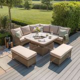 Garden Furniture with Rising Tables