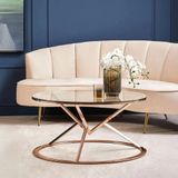 Glass and Gold Coffee Tables