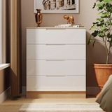 White High Gloss Chest of Drawers