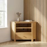 Corner Oak TV Units
