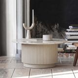 Cream Marble Coffee Tables