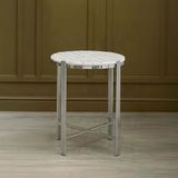White Marble Side Tables