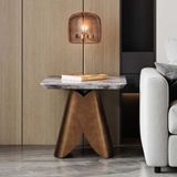 Grey Marble Side Tables