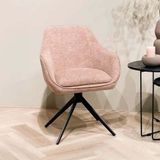 Pink Fabric Dining Chairs