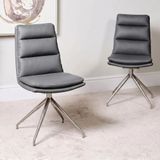 Dining Chairs with Metal Legs