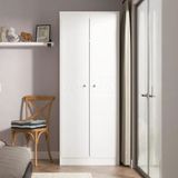 2 Door White Wardrobes