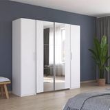 White Mirrored Wardrobes