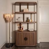 Walnut Display Cabinets