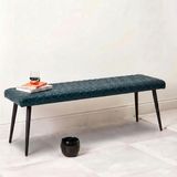 Blue Dining Benches