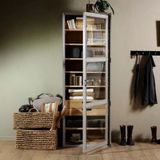 Grey Display Cabinets