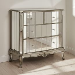Glam Up Your Bedroom with Mirrored Furniture