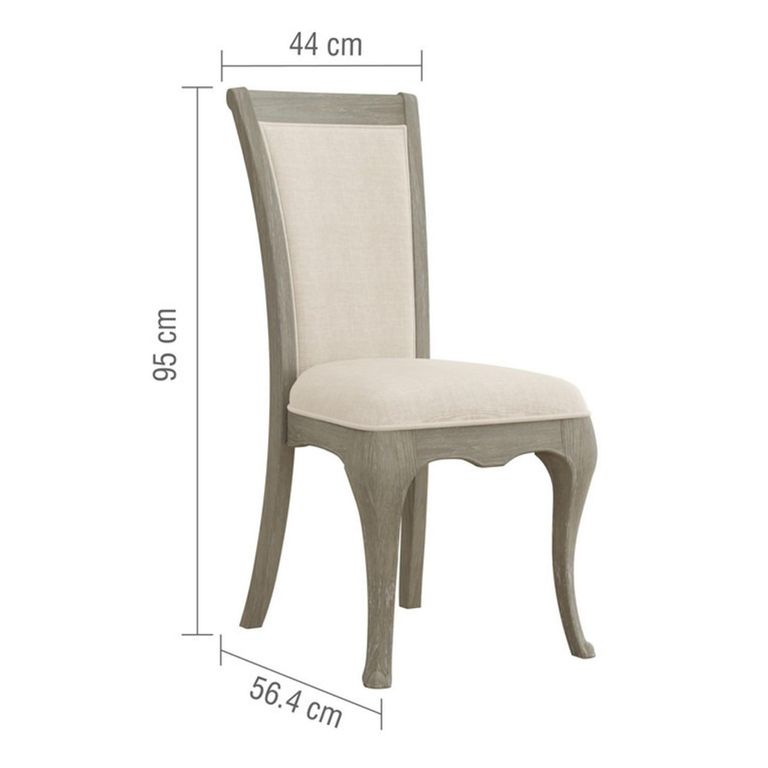 Camille Bedroom Chair - Grey Oak