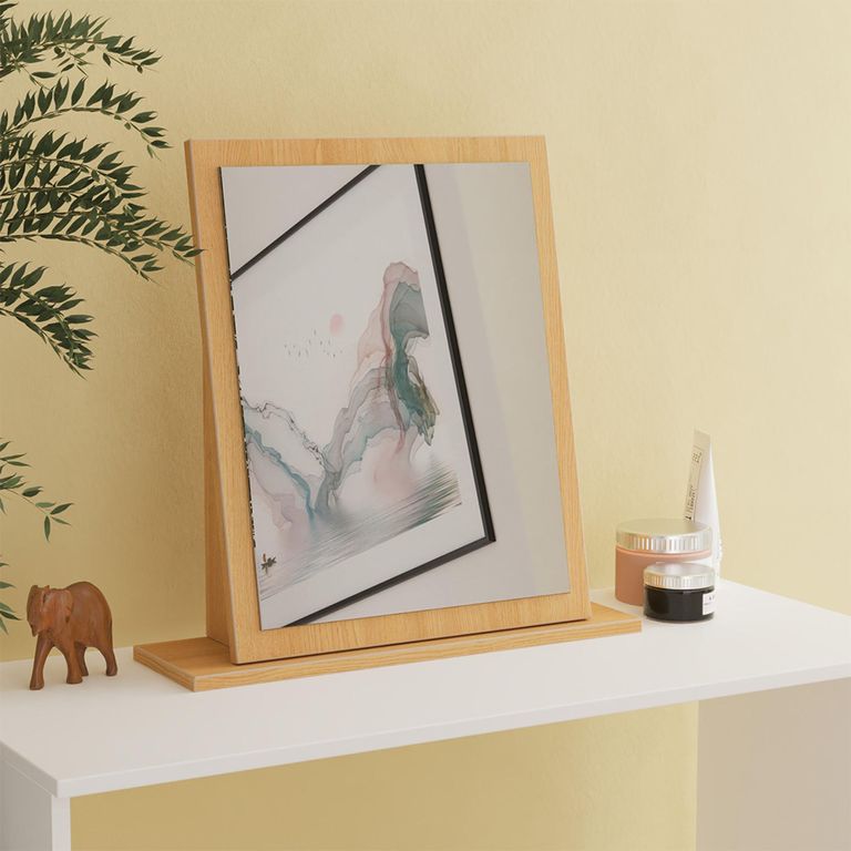 Monaco Dressing Mirror - Small - Modern Oak