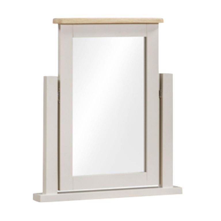 Windermere Painted Vanity Mirror - Oyster Grey